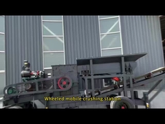 Wheeled mobile crushing station5