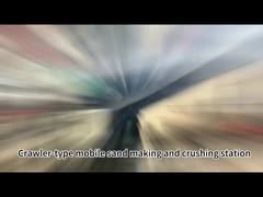 Crawler-type mobile sand making and crushing station2