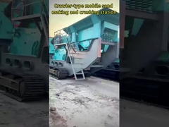 Crawler-type mobile sand making and crushing station-7